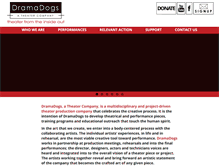Tablet Screenshot of dramadogs.org